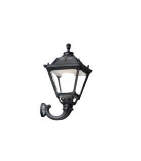 Ofir Tobia Clear 30W Wall Lantern Light Black IP55-1
