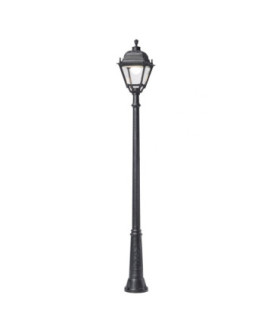 Ricu Simon E27 High Power 30W Lamp Post Light Black IP55-1