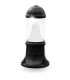 Sauro 500mm Clear LED 10W Pedestal Light Black IP55-1