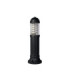 Sauro 800mm Clear E27 Bollard Post Light Black IP55-1