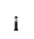 Sauro 800mm Clear E27 Bollard Post Light Black IP55-3