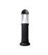 Sauro 800mm Clear LED 10W Bollard Post Light Black IP55-1