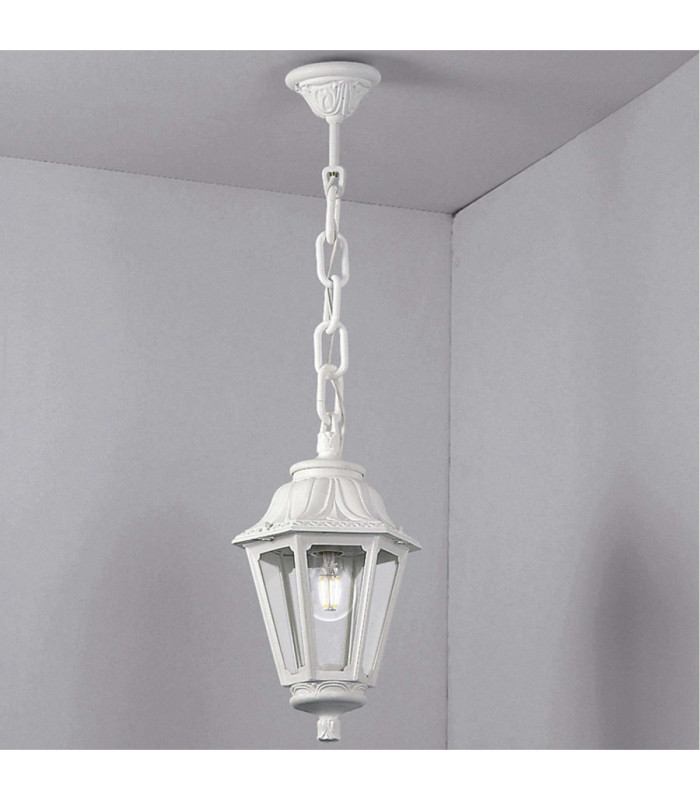 Sichem Anna Clear E27 Chain Lantern White IP55-2