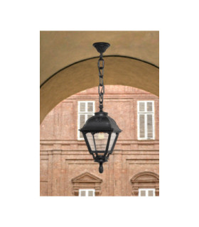 Sichem Cefa Clear E27 Chain Lantern Black IP55-2
