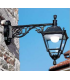 Aron Elia Clear E27 Wall Lantern Lantern Light Black IP55