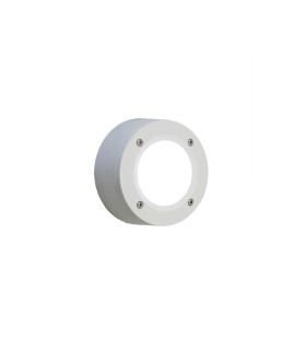 Extra Leti 100 Round Opal LED GX53 3W Wall Light Grey IP66-2