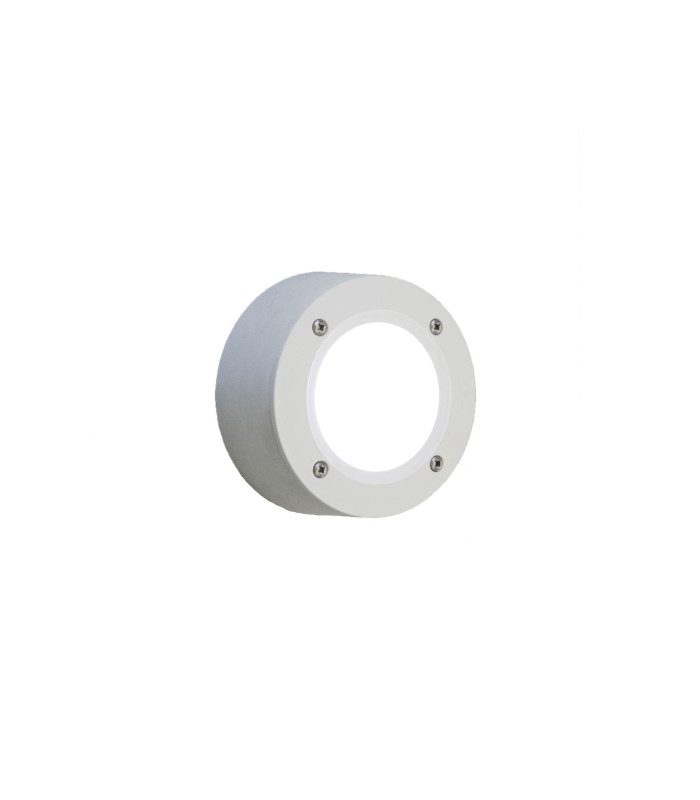Extra Leti 100 Round Opal LED GX53 3W Wall Light Grey IP66-2