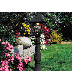 Lafet Bollard Post Light Tobia E27 30W Black IP55