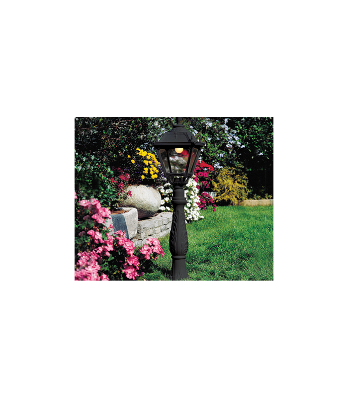 Lafet Bollard Post Light Tobia E27 30W Black IP55
