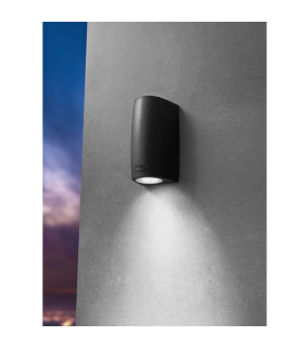 Marta 90 Frosted LED GU10 3.5W Black IP55-2