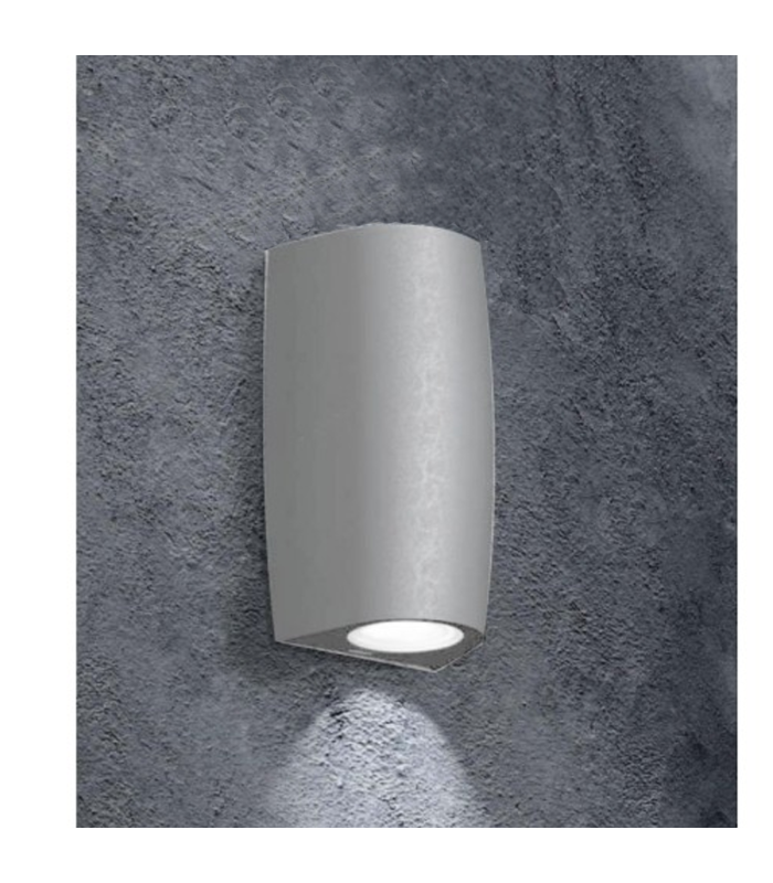Marta 90 Frosted Single LED GU10 3.5W CCT Grey IP55-3