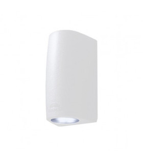 Marta 90mm Up Down Wall Light Frosted LED GU10 7W White IP55