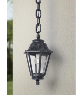 Sichem Anna Clear E27 Chain Lantern Black IP55-2