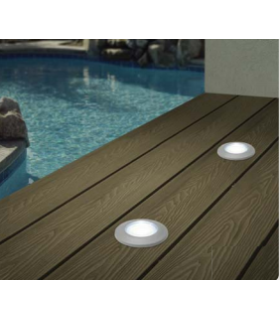 Teresa Frosted Walkover Ground Light G9 LED 1.7W 3K Grey IP67