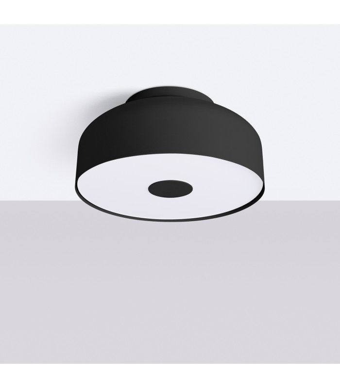Omiq Cylindrical Ceiling Light Black 4x E27-2
