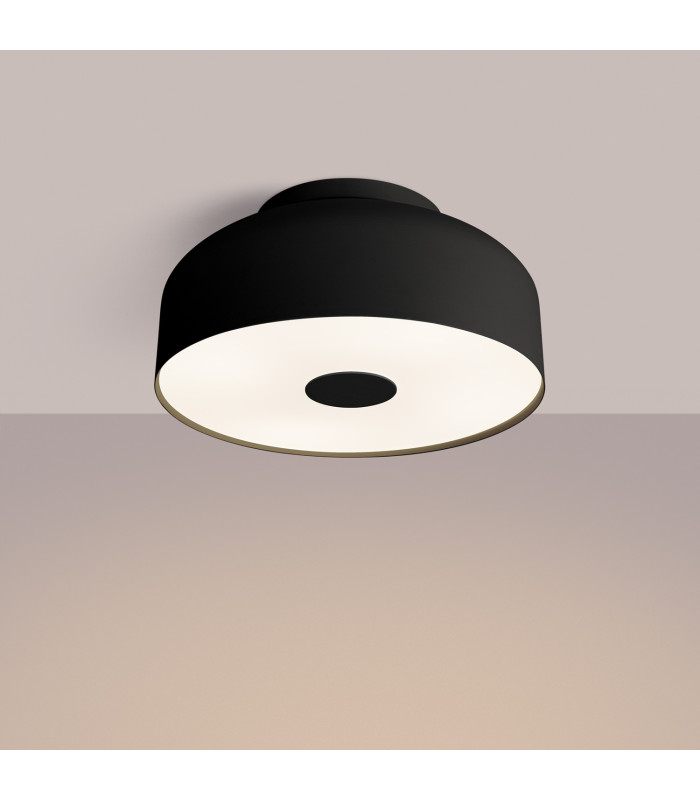 Omiq Cylindrical Ceiling Light Black 4x E27-3