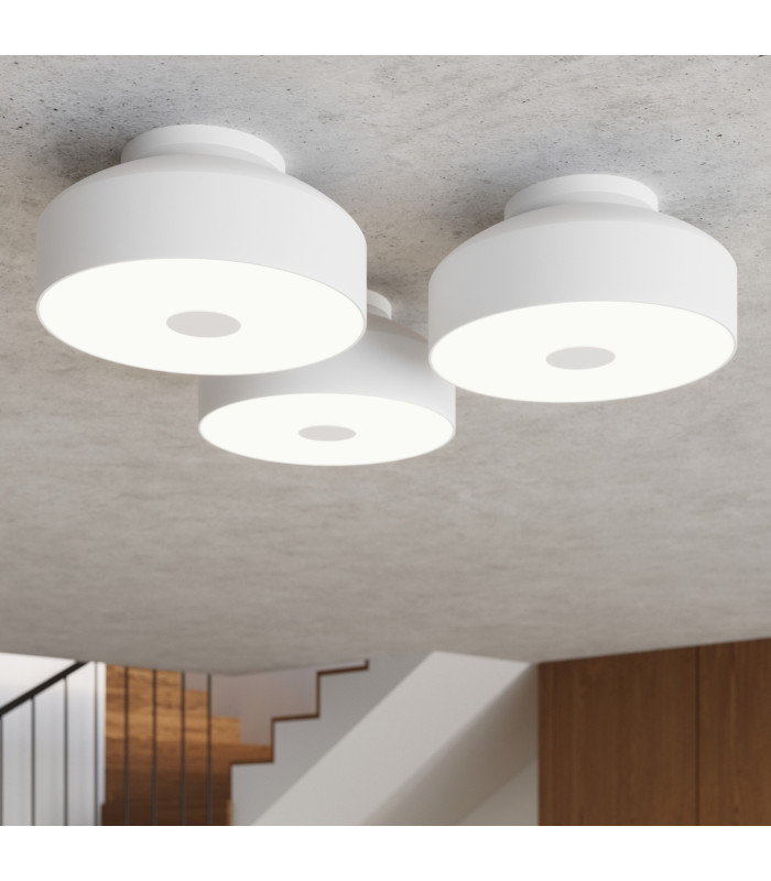 Omiq Cylindrical Ceiling Light White 4x E27-12