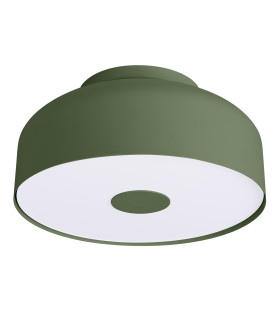 Omiq Cylindrical Ceiling Light Olive Green 4x E27-1