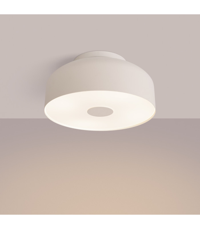 Omiq Cylindrical Ceiling Light Beige 4x E27-3