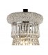 Ceiling Pendant Chandelier 9 Light Polished Chrome, Crystal - 4