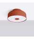 Omiq Cylindrical Ceiling Light Red Ochre 4x E27-2