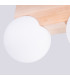 Bulbo Globe Ceiling Light Natural Wood White 2x G9-5