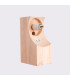 Bulbo Globe Wall Lights Natural Wood White 1x G9-7