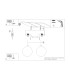 Bulbo Globe Ceiling Light Natural Wood White 2x G9-10
