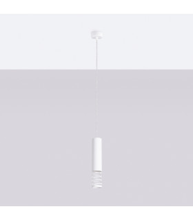 Lami Slim Pendant Ceiling Light White 1x GU10-2
