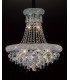 Ceiling Pendant Chandelier 9 Light Polished Chrome, Crystal - 12