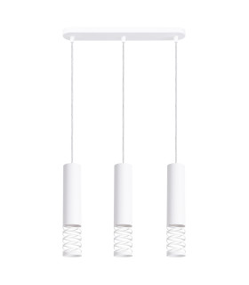Lami Bar Pendant Ceiling Light White 3x GU10-1