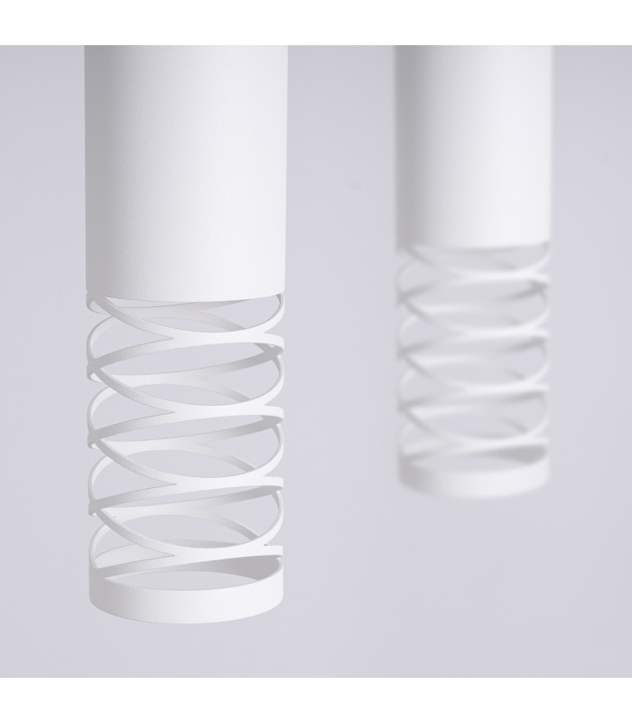 Lami Bar Pendant Ceiling Light White 2x GU10-5