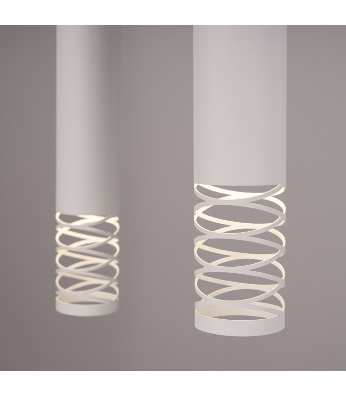 Lami Bar Pendant Ceiling Light White 3x GU10-4