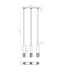 Lami Bar Pendant Ceiling Light White 3x GU10-8