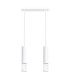 Lami Bar Pendant Ceiling Light White 2x GU10-1