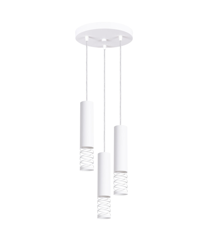 Lami Cluster Pendant Ceiling Light White 3x GU10-1