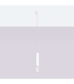 Liro Slim Pendant Ceiling Light White 1x GU10-2