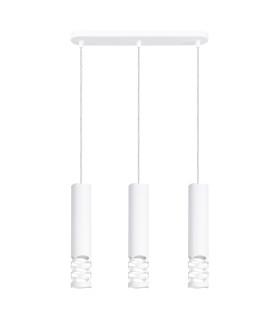 Liro Bar Pendant Ceiling Light White 3x GU10-1