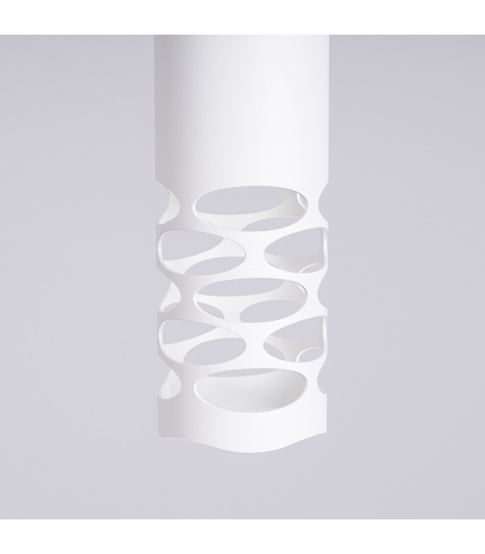Liro Slim Pendant Ceiling Light White 1x GU10-5