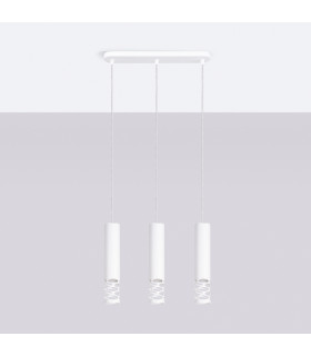 Liro Bar Pendant Ceiling Light White 3x GU10-2