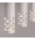 Liro Bar Pendant Ceiling Light White 3x GU10-4