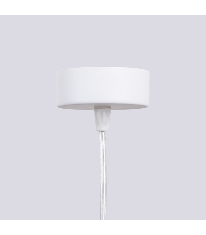 Liro Slim Pendant Ceiling Light White 1x GU10-8