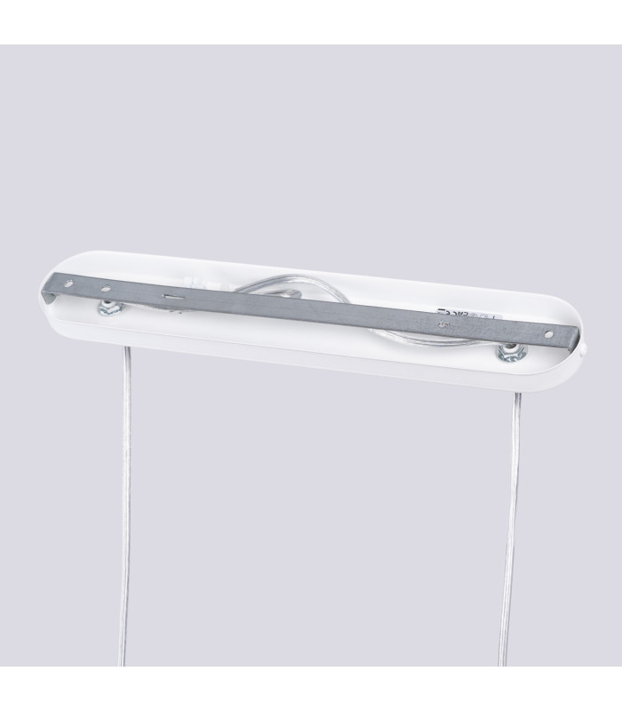 Liro Bar Pendant Ceiling Light White 2x GU10-7