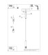 Liro Slim Pendant Ceiling Light White 1x GU10-11