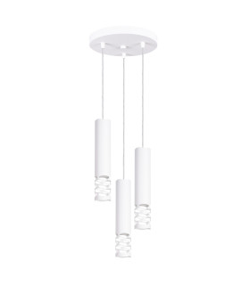 Liro Cluster Pendant Ceiling Light White 3x GU10-1
