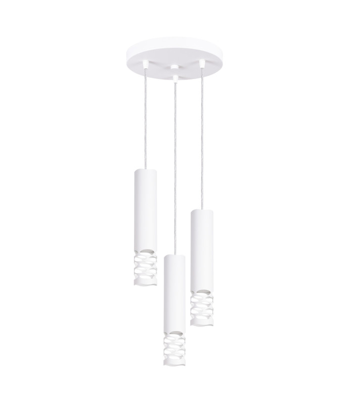 Liro Cluster Pendant Ceiling Light White 3x GU10-1