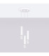 Liro Cluster Pendant Ceiling Light White 3x GU10-2