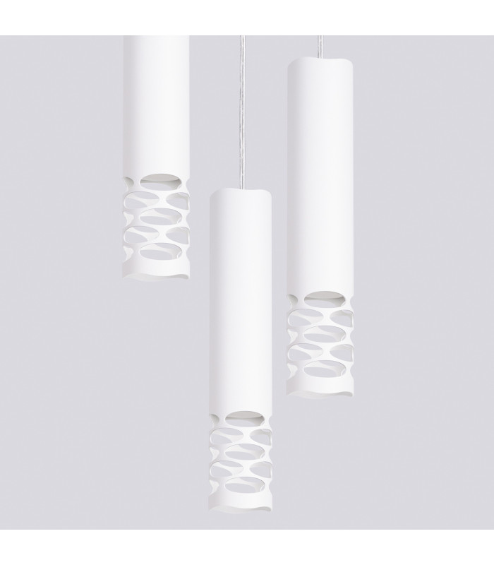 Liro Cluster Pendant Ceiling Light White 3x GU10-4