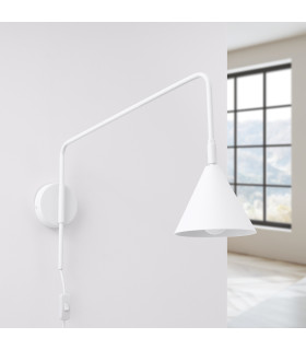 Nox Dome Wall Lamp White 1x E14-2