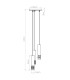 Liro Cluster Pendant Ceiling Light White 3x GU10-10